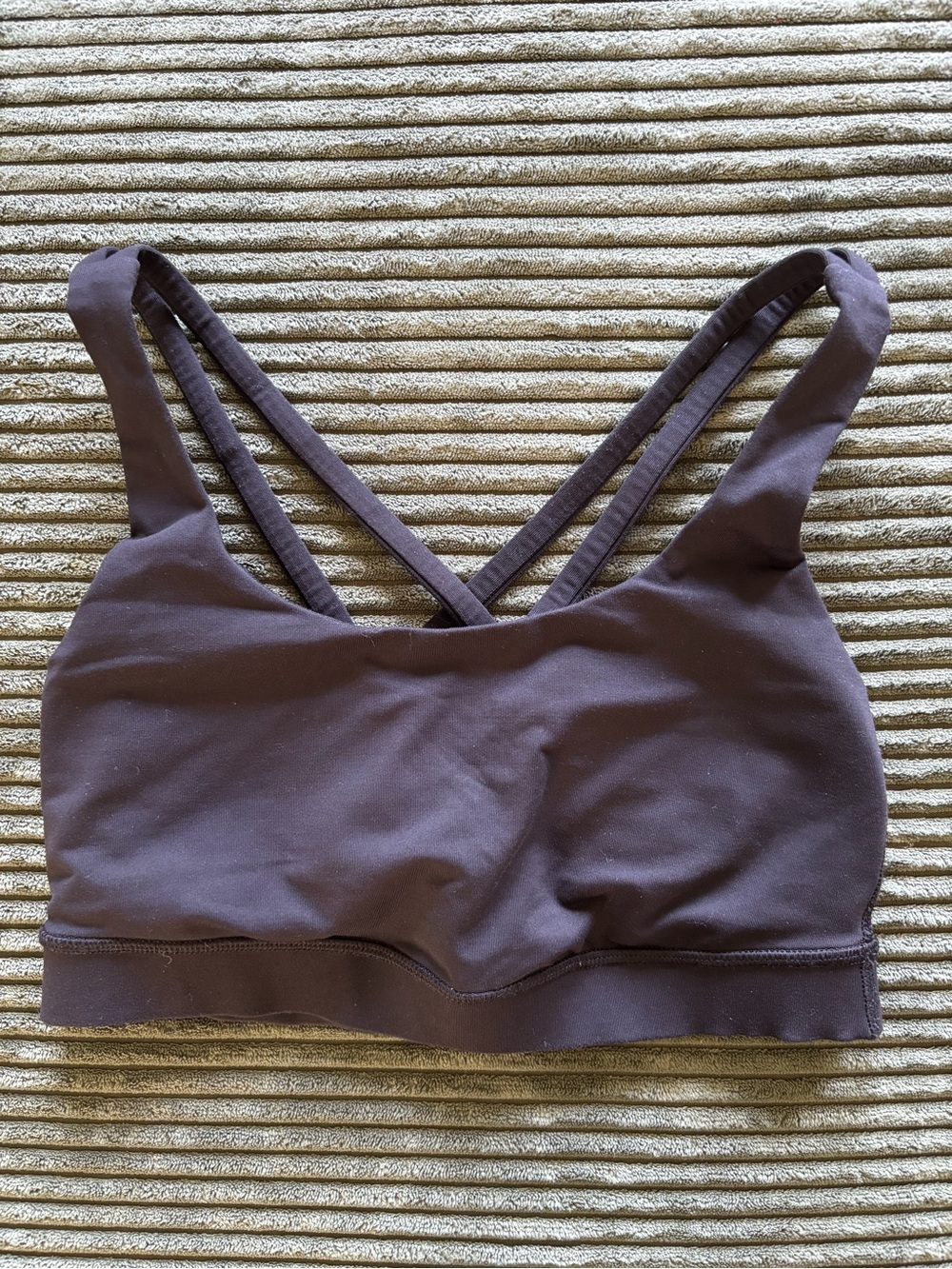 lululemon athletica Double-Strap Wireless Sports Bra  in Black